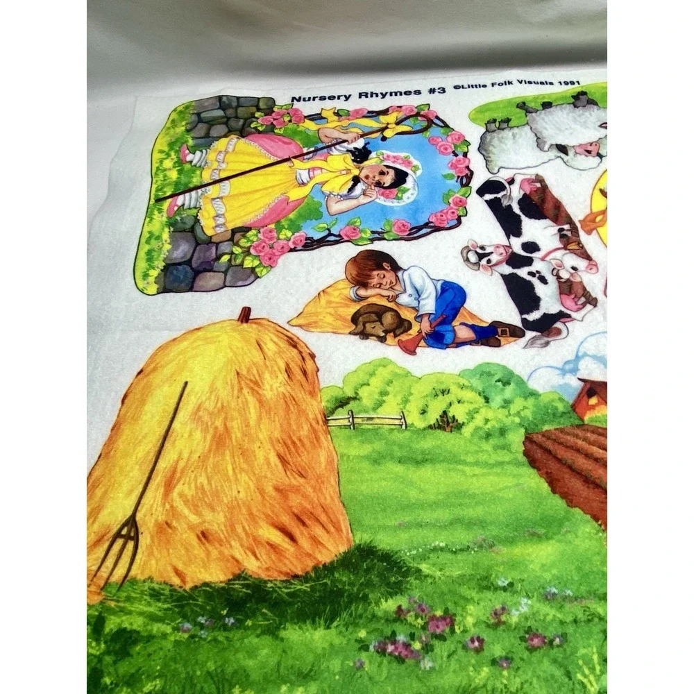 Vintage 90s Little Folks Felt Storyboards‎ x2 – Nursery Rhymes – NEW OLD STOCK